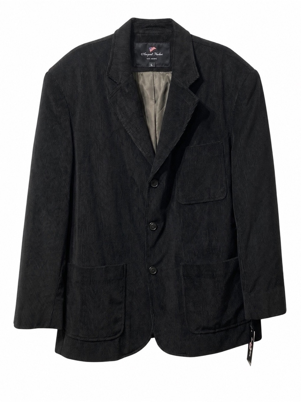 Newport Harbor Men’s Lined Corduroy Longsleeve Jacket. Size-L .New With Tag.